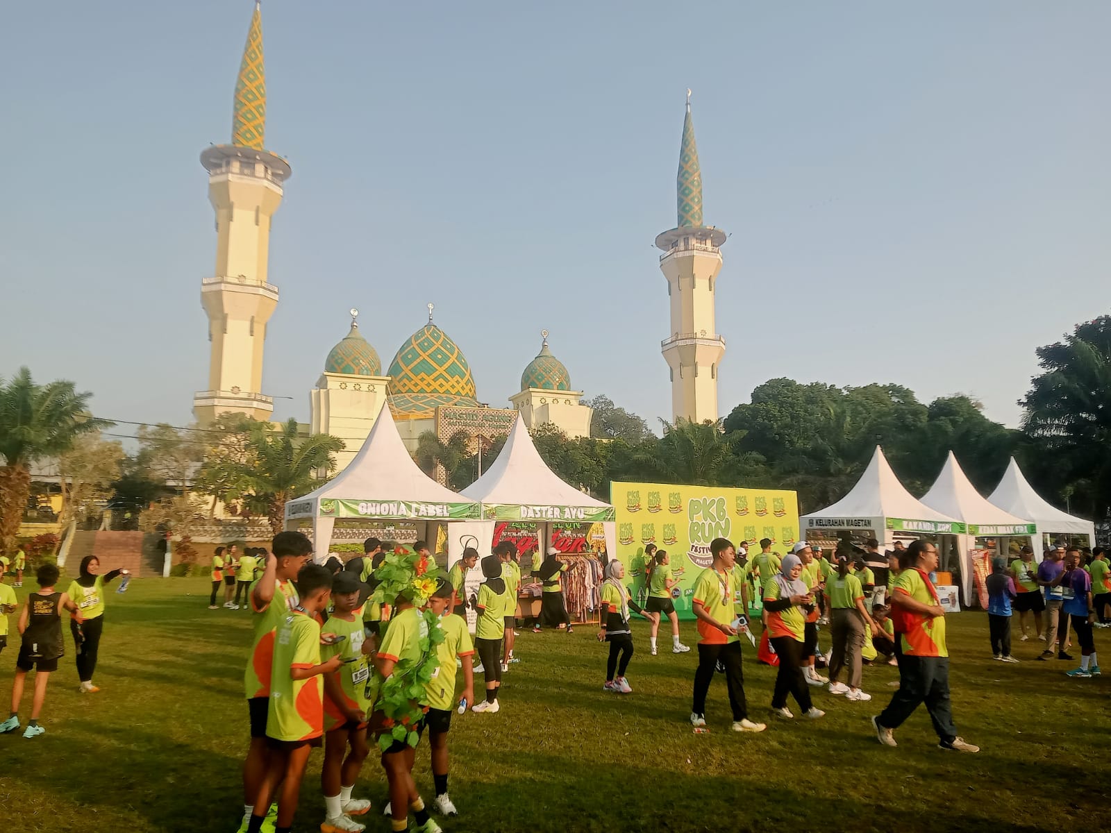 PKB Fun Run HUT ke-28 Dongkrak Geliat Ekonomi UMKM di Alun-Alun Magetan