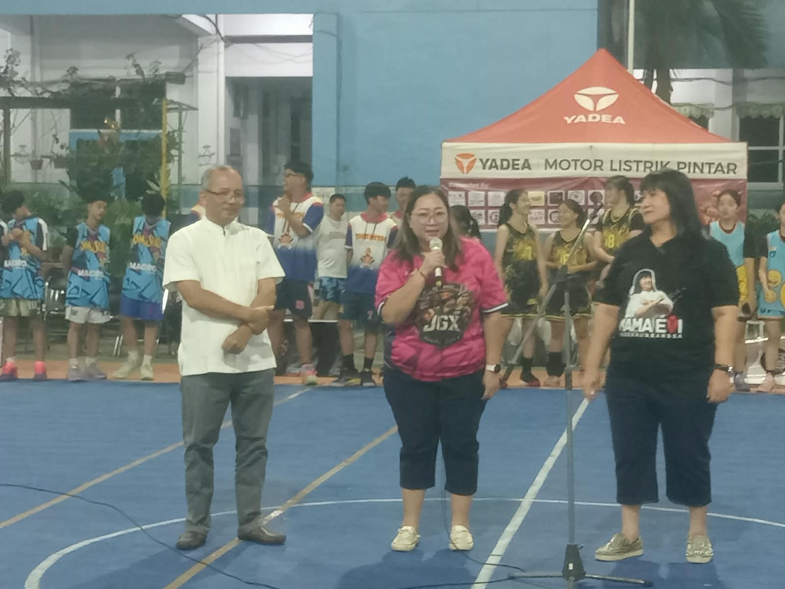 Mama Evi Apresiasi TWC 3×3 Madiun, Dorong Lapangan Basket Terus Hidup dengan Beragam Kegiatan