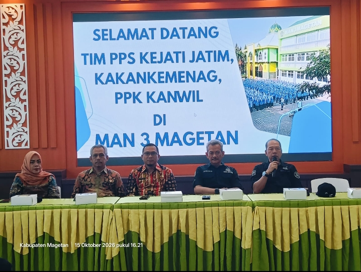 MAN 3 Magetan Sambut Tim PPS Kejati Jatim dan Kepala Kemenag Magetan, Tinjau Perkembangan Madrasah